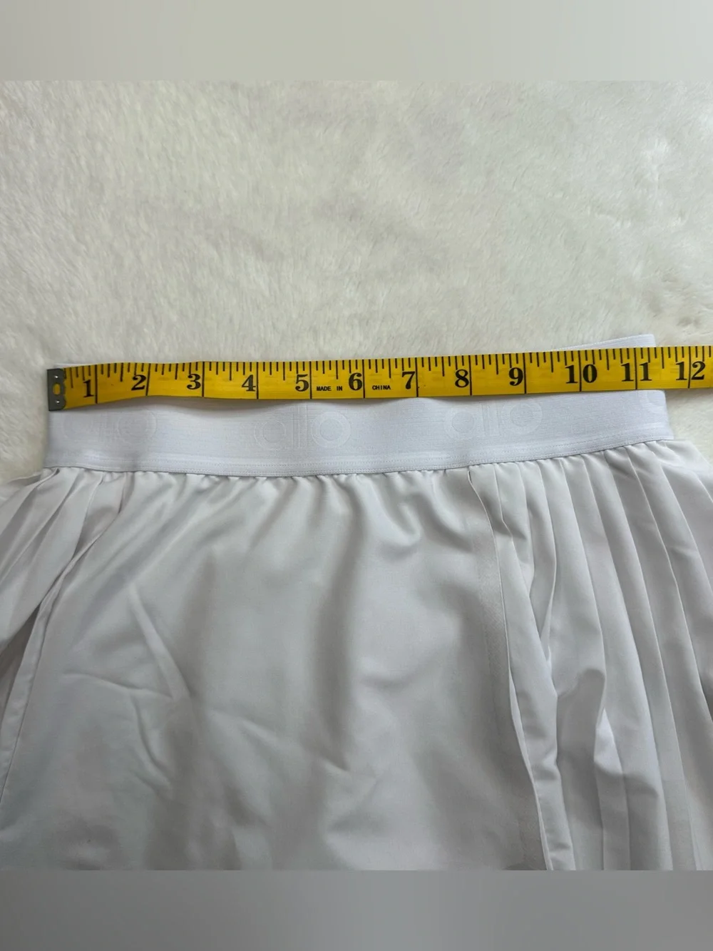 Alo Yoga Aces Tennis Skirt - White XXS